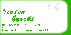 vivien gyorki business card